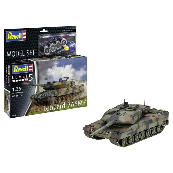 Maquette char : Leopard 2 A6M+ - Revell-63342