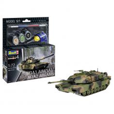 Maquette char : M1A1 AIM(SA)/ M1A2 Abrams