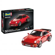 Maquette voiture : Gift Set Porsche 911 Turbo 50th Anniversary