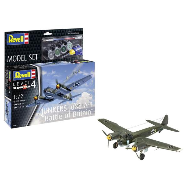 Maquette avion : Junkers Ju88 A-1 : Bataille d’Angleterre - Revell-64972