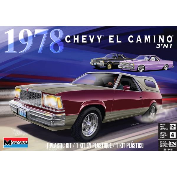 Modellauto: 1978 Chevy El Camino Camper 3'N1 - Revell-14491