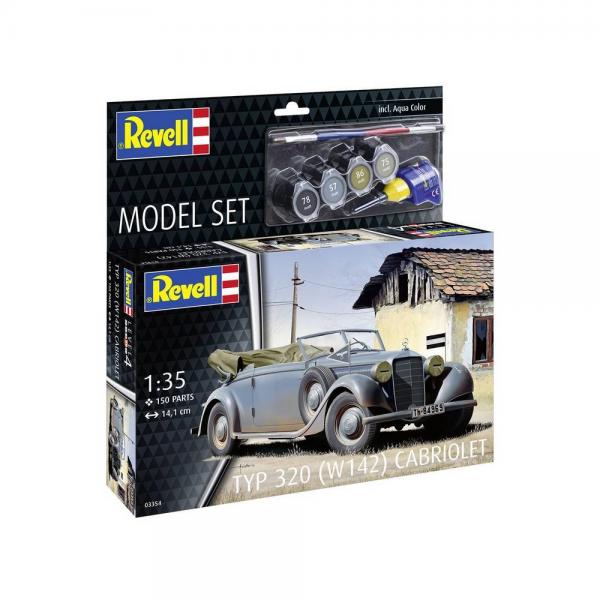 Maquette Model Set : Typ 320 -W142 Cabriolet 1:35 - Revell-63354