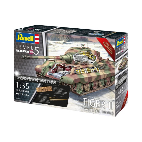 Maquette char : Edition limitée : Tiger II Ausf. B - Revell-03275