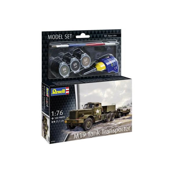 Model Set M19 Tank Transporter Maquette Revell avec accessoires de base - Revell-63364