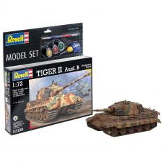 Modellauto: Model Set: Militärpanzer Tiger II "Königstiger"