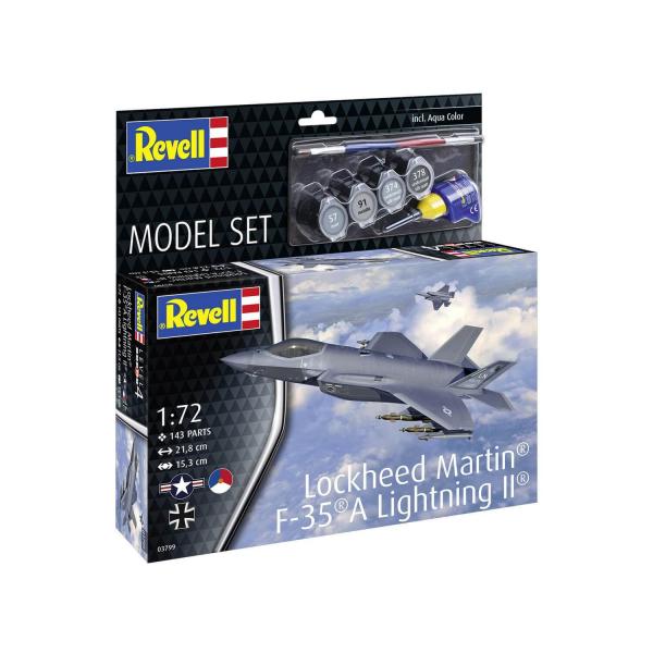 Maquette avion : Model Set Lockheed Martin® F-35®A Lightning II® - Revell-63799