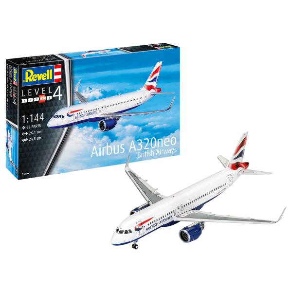 Maqueta de avión: Airbus A320 Neo British Airways - Revell-03840