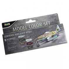 Color set for WWII German model aircraft