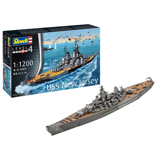 Maquette bateau : USS New Jersey - Revell-5183