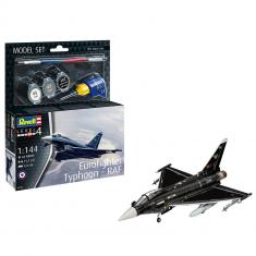 Maquette avion : Model Set Eurofighter Typhoon-Raf