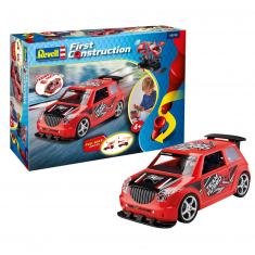 Maquette de voiture : First construction : Voiture de Rallye à friction