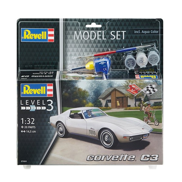 Model Set Corvette C3 - 1:32e - Revell - Revell-67684