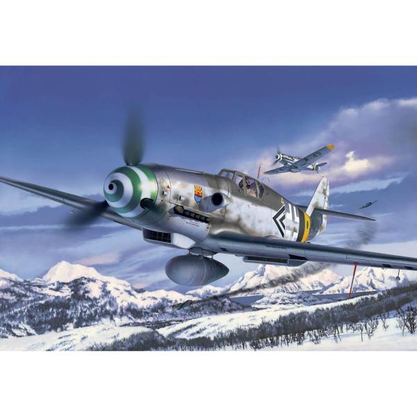 Maquette avion : Model Set Easy-click system: Messerschmitt Bf109G-6 - Revell-63653