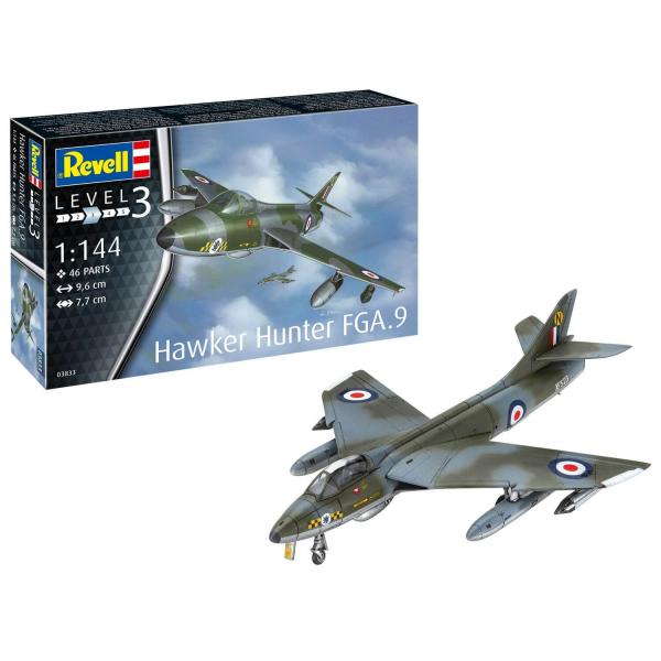Maquette Avion Set :  Hawker Hunter FGA9 - Revell-63833