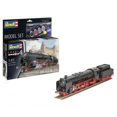 Maquette train : Express train locomotive BR02 & tender 2'2' T30Level 4