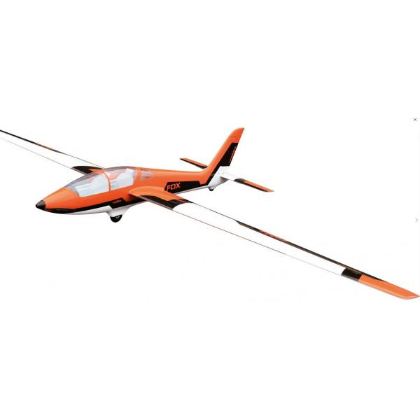 Robbe Modellsport Planeur MDM-1 FOX 3,5m Electrique PNP Fibre Lacquée Orange-Noir  - 2661