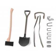 Set d'outils Jeep Willys 1/6