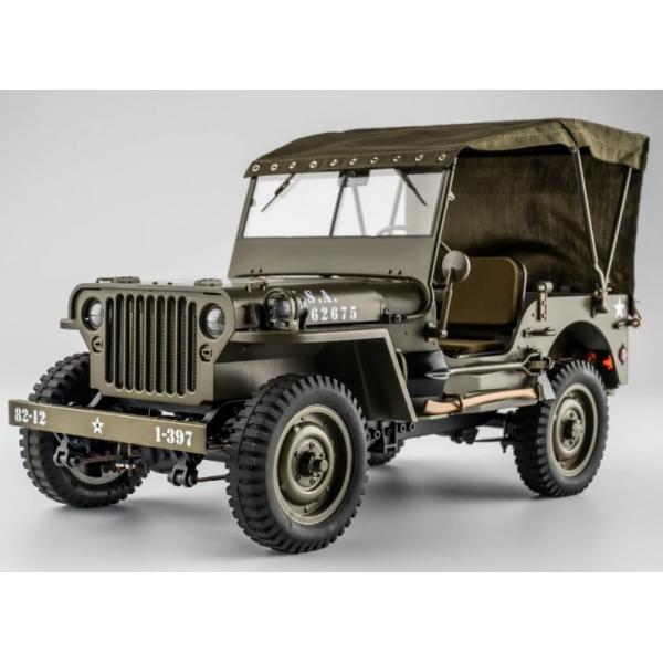 Capote en tissus Jeep Willys 1/12 - ROCC1167