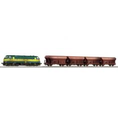 SET serie53 +4wagons Fbl SNCB AC Roco HO