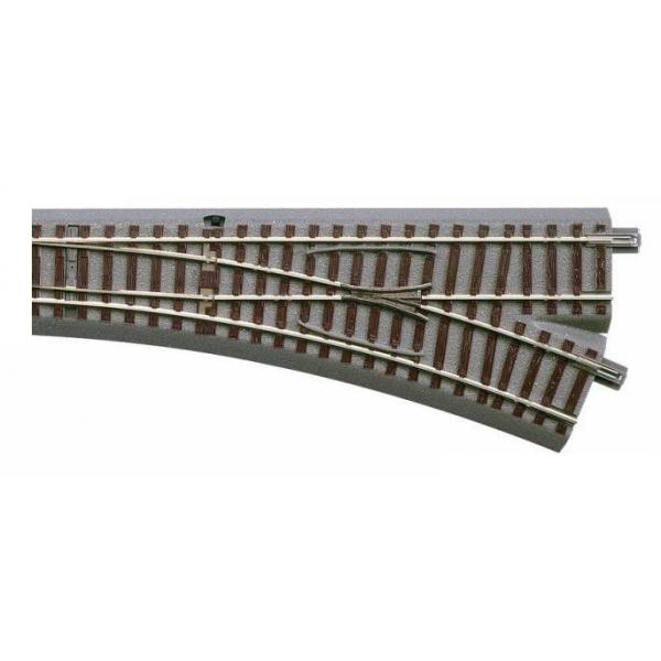 Aiguillage LGB 16140 - R3, 22.5°, 440mm - Droit à Gauche - Neuf