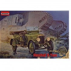 Maquette Véhicule Militaire : Vauxhall TYPE D - 1917