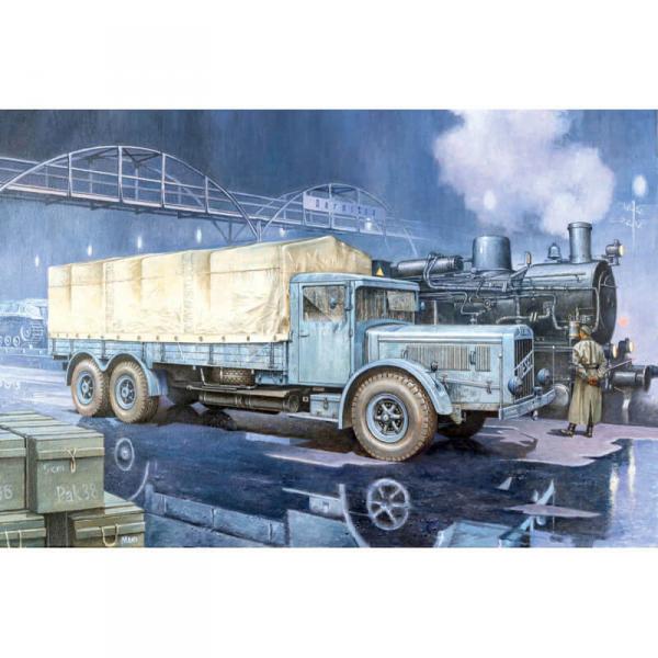 Maquette camion militaire  : Vomag 8 LR LKW WWII  - Roden-738