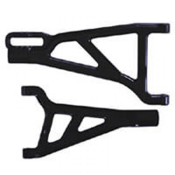 Revo/Summit Front Right Upper/Lower A-Arms Noir - RPM80212