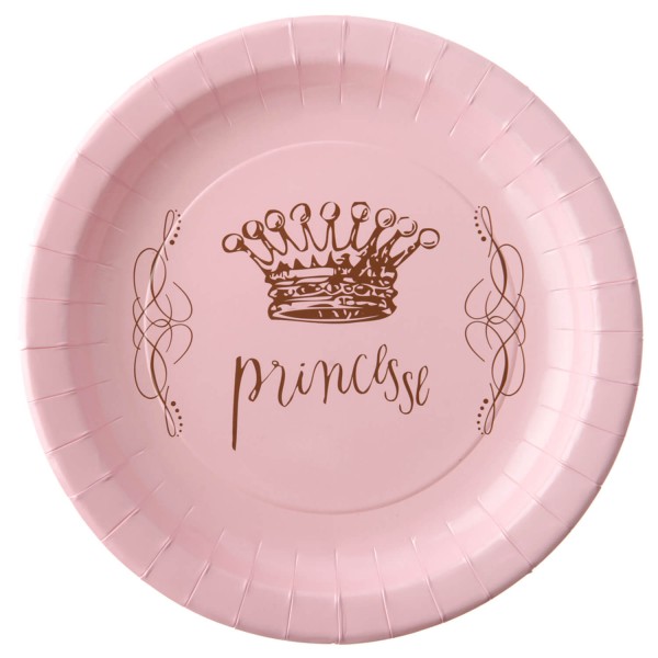 Assiettes Princesse - Rose x 6 - 3946-05
