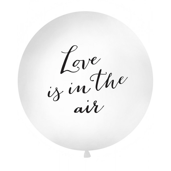Ballon de Baudruche Rond - XL - Love Is In The Air - OLBON10D-008