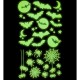 Miniature Stickers décoratifs fluorescents - Halloween