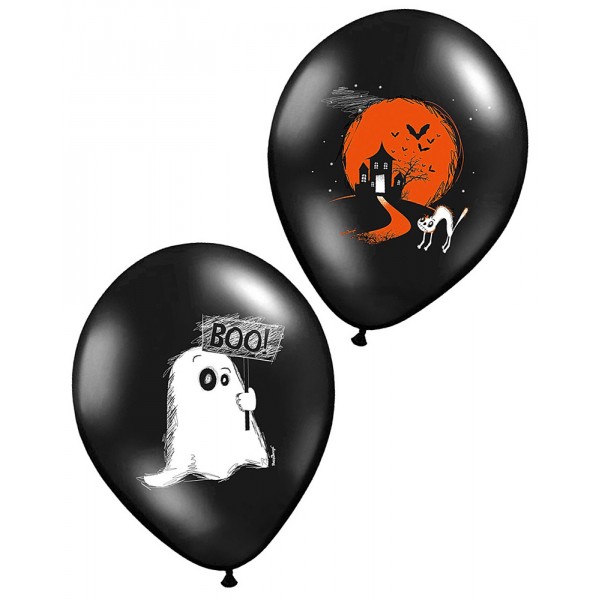 Ballons de Baudruche - Dark Halloween x 6 - SB14P-122-010/6