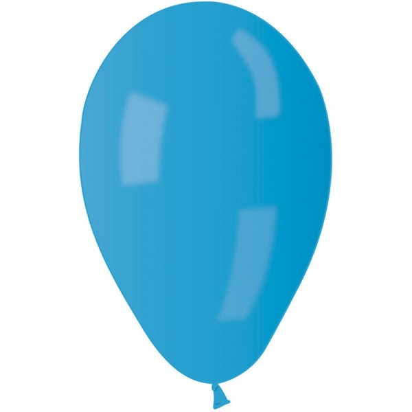 Sachet Ballon Bleu Métallisé x10 - BA19680BLE