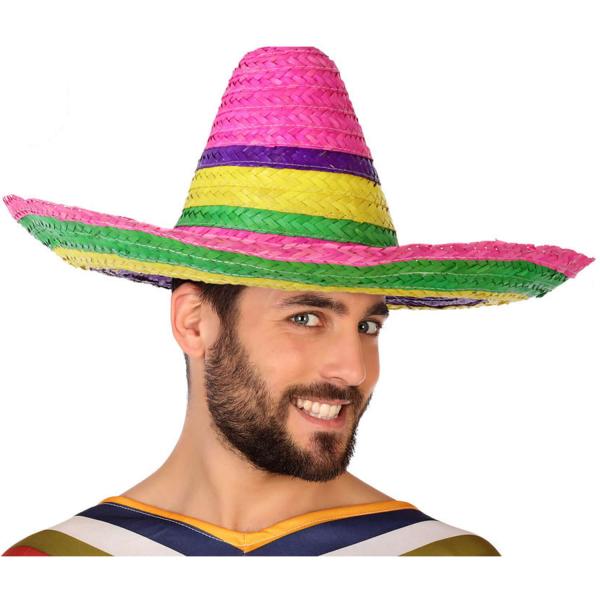 Sombrero Mexicain Multicolore - Adulte - 59006