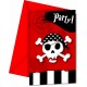 Miniature Invitations Carte aux Trésor Pirate x6