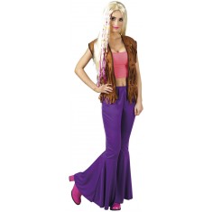 Pantalon Disco Violet - Adulte