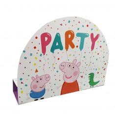 8 Invitations et Enveloppes en papier Peppa Pig