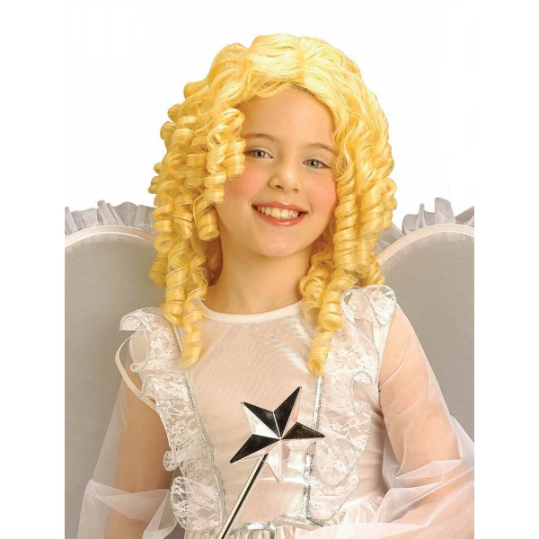Perruque Ange Bouclée Blonde - Enfant - A6299