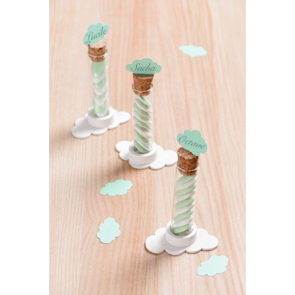 Confettis de table Nuage - Mint x 50 - 5279-28