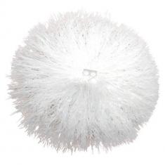 Pom pom plastique, 110 gr, blanc