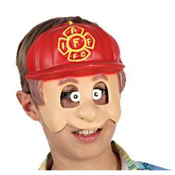 Demi Masque Enfant - Pompier - 95825-PO