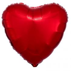 Ballon Aluminium Coeur Rouge 43 cm