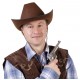 Miniature Chapeau Cowboy du Far West Marron