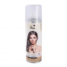 Spray laque cheveux à paillettes - 125 ml - argent 