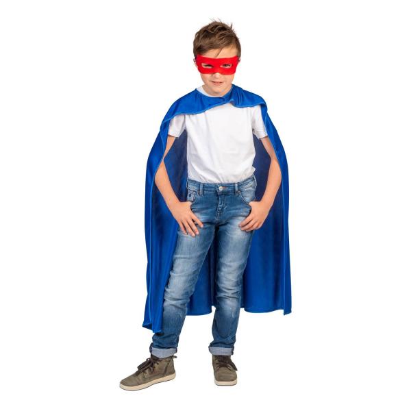 Cape et Masque de Super-Héros Bleu : Enfant - RDF-409430