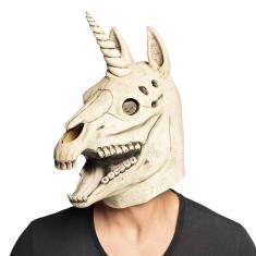 Masque Latex : Licorne Tête de mort