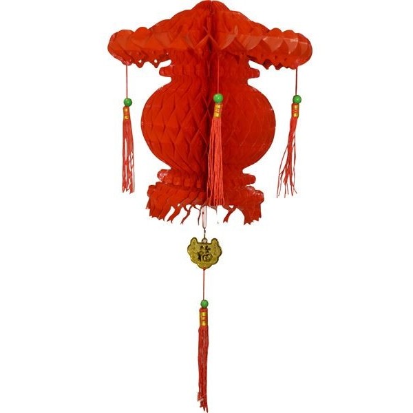 Suspension Chinoise Rouge - GU48394