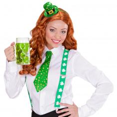 Cravate Verte à Trèfles - Saint Patrick