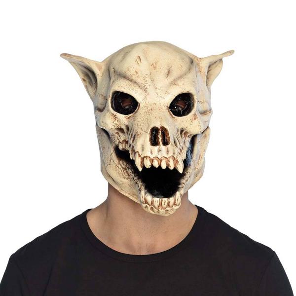 Masque Latex : Chien Tête de mort - RDLF-97586