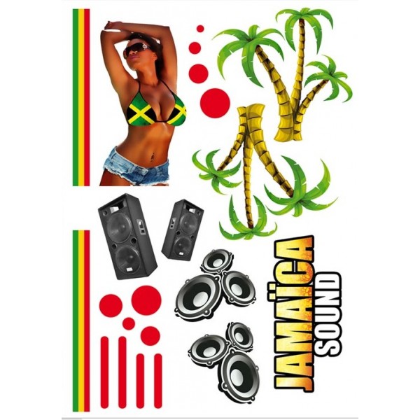 Stickers Jamaïca - 12979