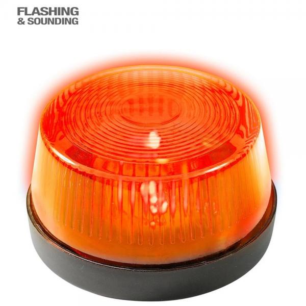 Lumière de Secours Clignotante : Orange avec Sirène - RDF-8182